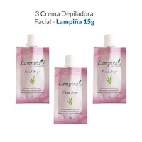 3 Crema Depiladora Facial - Lampiña 15g